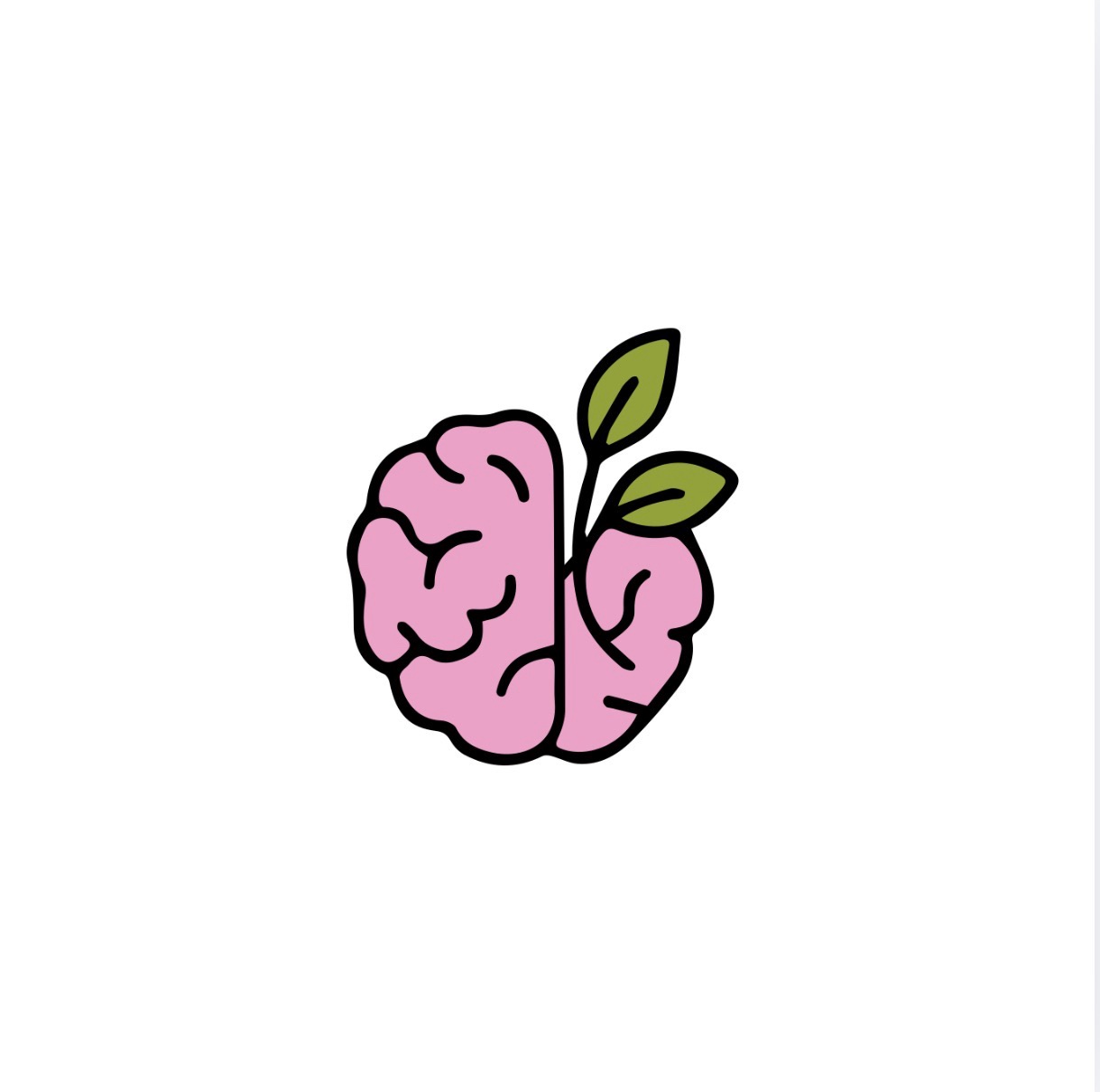 Story Garden brain plant icon